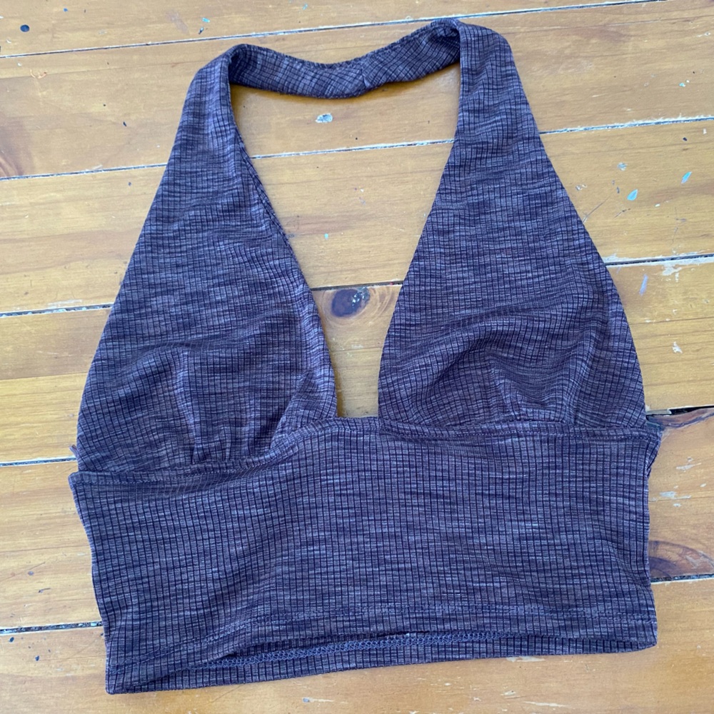 H&M Brown Crop Top